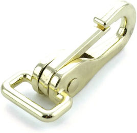 Produktbild von Umbria Equitazione Karabiner für Pferd aus Metall in Gold und Gelb