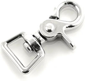 Produktbild von Umbria Equitazione Karabiner für Pferde mit quadratischem Drehgelenk aus Metall in Silber