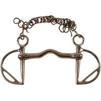 Produktbild von Umbria Equitazione Kimberwick Spanisches Gebiss für Pferde aus Edelstahl in Silber und Braun