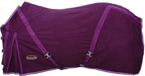 Umbria Equitazione Malaga Fleece-Pferdedecke in Rot – Bild 1 von 2