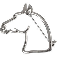 Produktbild von Umbria Equitazione Master2 Krawattennadel für Pferde aus Metall in Silber