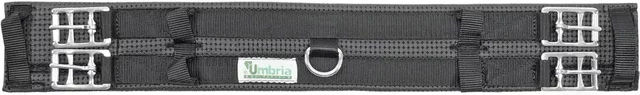Produktbild von Umbria Equitazione Neopren Reitdressurgurt Schwarz 60 cm