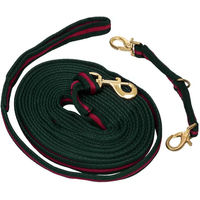 Produktbild von Umbria Equitazione Nylon Longierleine mit gepolsterter Halfterbefestigung in Grün