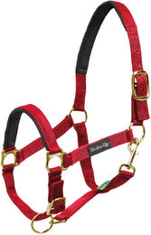 Produktbild von Umbria Equitazione Nylonhalfter mit Neoprenverstärkung für Pferde in Rot
