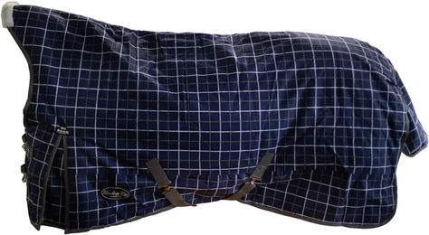 Produktbild von Umbria Equitazione Outdoor-Pferdedecke Aberbeen Blau 300g