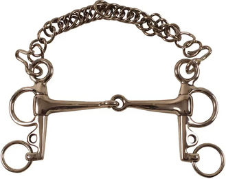Produktbild von Umbria Equitazione Pelham für Pferde aus Metall mit kurzen Backen in Silber
