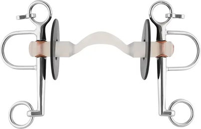 Produktbild von Umbria Equitazione Pelham Gebiss für Pferde mit hartem Zungenraum und kurzen Anzügen 20 mm Silber - 1 Stk.