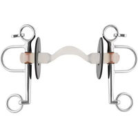 Produktbild von Umbria Equitazione Pelham Gebiss für Pferde mit hartem Zungenraum und kurzen Anzügen 20 mm Silber - 1 Stk.