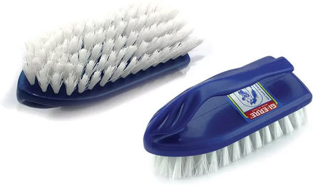 Produktbild von Umbria Equitazione Pferdebürste mit Griff aus Kunststoff in Blau