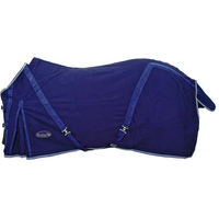 Produktbild von Umbria Equitazione Pferdedecke Malaga aus Baumwolle Blau 125 cm