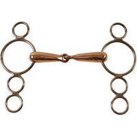 Produktbild von Umbria Equitazione Pferdemaulstück Hollow Copper aus Metall in Gold und Braun