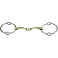 Produktbild von Umbria Equitazione Pro Bits Doppelt gebrochenes Gebiss für Pferde aus Metall