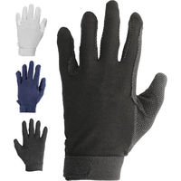 Produktbild von Umbria Equitazione Reithandschuhe aus Baumwolle mit Punkten Blau Unisex Größe M