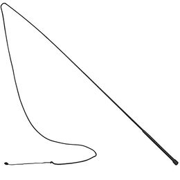 Produktbild von Umbria Equitazione Rundpeitsche aus Stoff Schwarz 180 cm