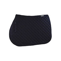 Produktbild von Umbria Equitazione Sattelstütze aus Baumwolle Marineblau für Warmblut