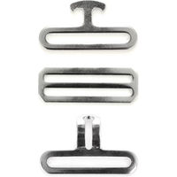 Produktbild von Umbria Equitazione Schnallenbefestigungssystem aus Metall in Silber für Sattelzubehör