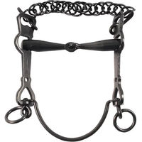 Produktbild von Umbria Equitazione Spanisches Gebiss für Pferde aus Edelstahl in Schwarz