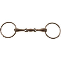 Produktbild von Umbria Equitazione SS French Gebiss für Pferde aus Edelstahl doppelt gebrochen
