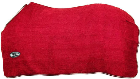 Umbria Equitazione Stallendecke für Pferde aus Fleece in Rot - 155 cm – Bild 1 von 1