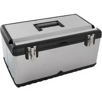 Produktbild von Umbria Equitazione Trolley-Tasche mit Verstärkung und Metallschlössern aus Aluminium in Grau und Silber