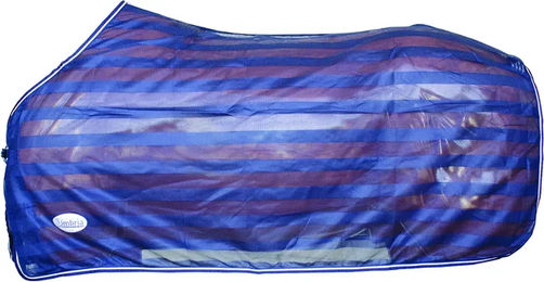 Umbria Equitazione Valencia Fliegendecke für Pferde Blau 135 cm – Bild 1 von 2