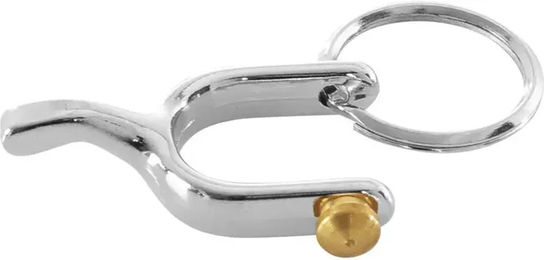 Produktbild von Umbria Equitazione Western Schlüsselanhänger aus Edelstahl in Silber