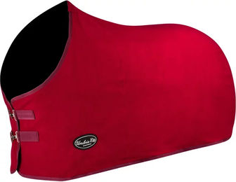 Produktbild von Umbria Equitazione Yukon Fleece-Decke für Pferde Rot 160 cm