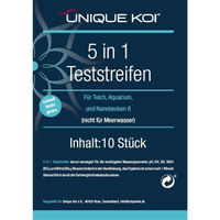 Produktbild von Unique Koi 5 in 1 Teststreifen für Fische und Koiteiche 10 Stück