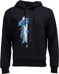 Unisex-Hoodie Hestur von Topreiter in Schwarz aus Baumwolle Grösse XXS – Bild 1 von 4
