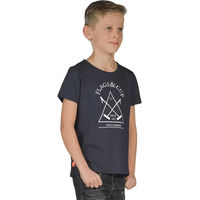Produktbild von Unisex T-Shirt Flags&Cup aus Baumwolle in Blau für Kinder ab 8 Jahren