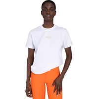 Produktbild von Unisex T-Shirt Maximilian Equestrian aus Baumwolle Orange Weiß Größe S
