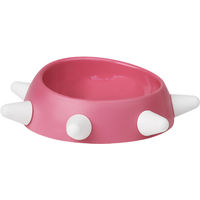 Produktbild von United Pets BOSS Hundenapf klein aus Kunststoff peach/weiß/rosa