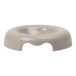 Produktbild von United Pets Kitty Design Futternapf für Katzen aus Kunststoff in Grau