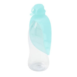 United Pets Leaf Reisewasserspender für Hunde aus Silikon in Aquamarin - 500 ml – Bild 1 von 2