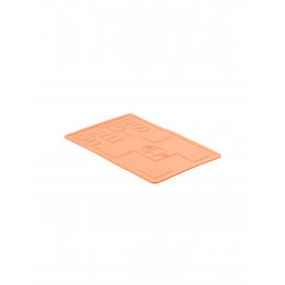 Produktbild von United Pets Milano Napfunterlage Mustafà Orange Größe L aus TPR