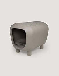 United Pets Milano Pancuccia Schlafhöhle und Hundekissen für Hunde und Katzen Grau – Bild 1 von 6