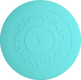 Produktbild von United Pets PLATE rutschfeste Hundenapfmatte aus Silikon in Blau/Türkis