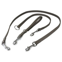 Produktbild von Universal Hundeleine Amsterdam Lederband Lava 235 cm x 18 mm