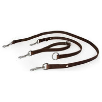 Produktbild von Universal Hundeleine aus Leder Weinheim Mocca 235 cm x 22 mm