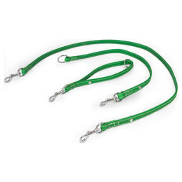 Produktbild von Universal Hundeleine Barcelona Summer-Green aus Bio-Leder 235 cm x 14 mm