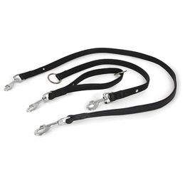 Produktbild von Universal Hundeleine Granada aus Leder in Schwarz