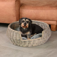 Produktbild von UNUS ANIMALS Hundekorb aus Weide in Grau Größe L