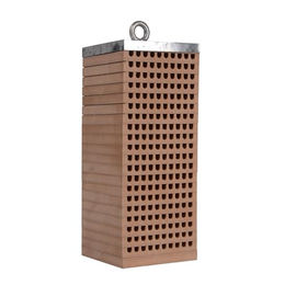 UNUS Bienenhotel aus Holz mit 200 Löchern und Zinkdach für Mauerbienen 40x16x16cm – Bild 1 von 3