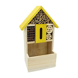 UNUS Garden Insektenhotel aus Holz bepflanzbar FSC 100% Natur – Bild 1 von 5