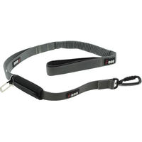 Produktbild von Upka I-DOG Confort Pro Max Elastische Hundeleine mit Sicherheits-Schlaufe aus Neopren Grau 120 cm