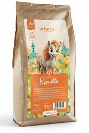 Produktbild von Urfutter Urpferdchens Karotte Leckerlis Kekse für Pferde 1kg