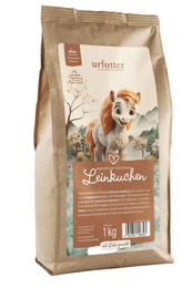 Produktbild von Urfutter Urpferdchens Leinkuchen Leckerlis für Pferde 1kg