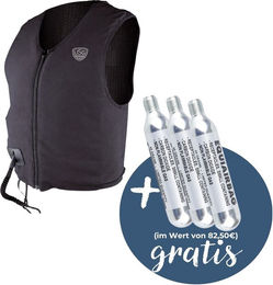 USG Aixplorer Softshell Airbag Weste Schwarz Größe L inklusive 3 Kartuschen – Bild 1 von 4