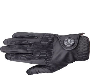 USG Cadiz Reithandschuhe aus Leder Schwarz Taille 6,5 – Bild 1 von 1