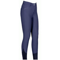 Produktbild von USG Damen Reithose Lizzy Vollbesatz mit Top-Grip Blau Größe 40